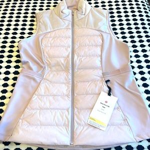 Women’s Lululemon Down For It All Vest sz12 NWT! Rare color!